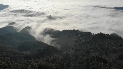 Foggy weather cloud. Stockbeeldmateriaal 170882952
