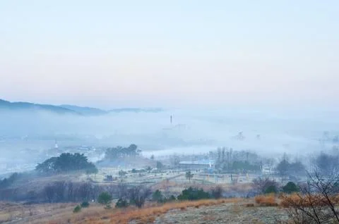 Foggy view Foto stock