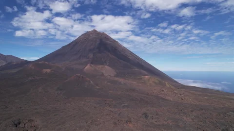 Fogo volcano in Cape Verde Stock Footage 328110210