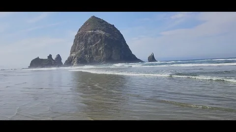Fogy Cannon Beach 1 Stock Footage 319592287