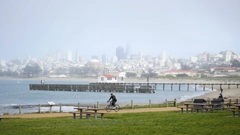 Fogy day at San Francisco Video stock 86995010