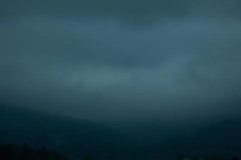 Fogy mountain atmosphere Stock Photos