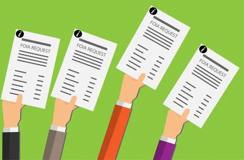 Foia request Stock Illustration