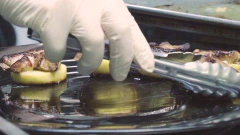 Foie gras prepare Stock Footage 134854458