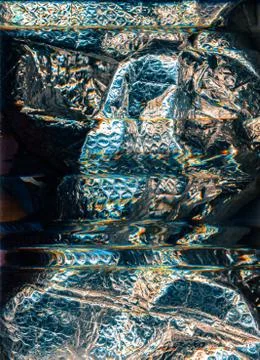 Foil abstract background bubble wrap texture Stock Illustration