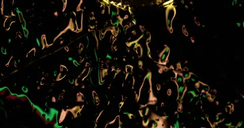 Foil dispersion rainbow overflow mystical glare Video stock 291006254