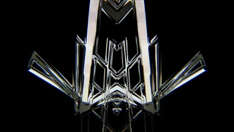 Foil Dreams Triangles Stock Footage 70864553