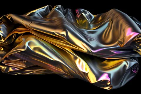 Foil folds elegant background texture Stock Illustration