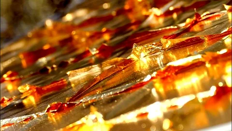 Foil gold Stock Footage 71205073