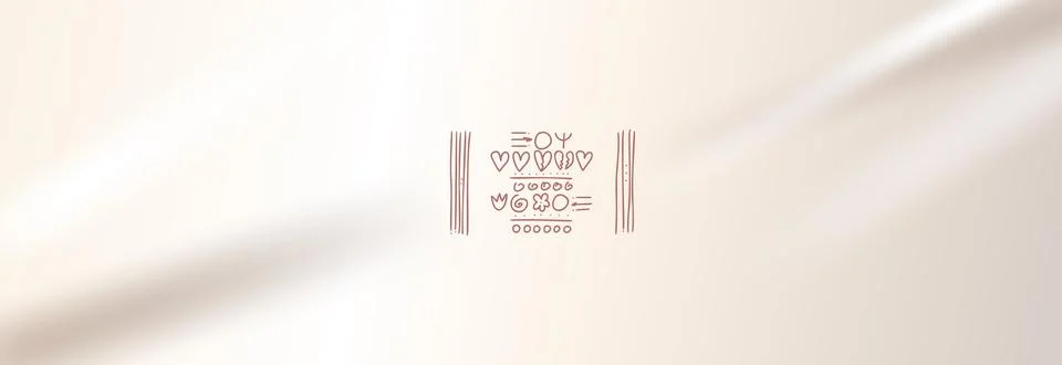 Foil satin beige template with gradient cosmetic luxury pattern. Folk vector イラスト素材
