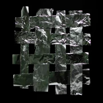 Foil square Stock Photos