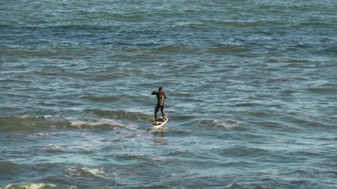 Foil Surfer Slow Motion 動画素材 196875977