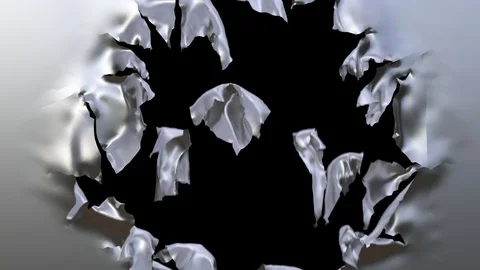 Foil Tearing 스톡 동영상 128447470