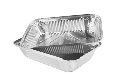 Foil trays Stock Photos