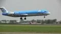 Fokker 70 cityhopper landing HD Footage