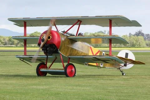 Fokker Triplane Fotos de archivo
