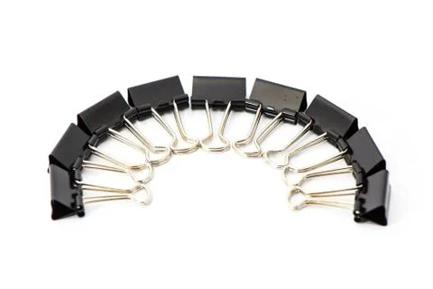 Fold back clips Stock Photos