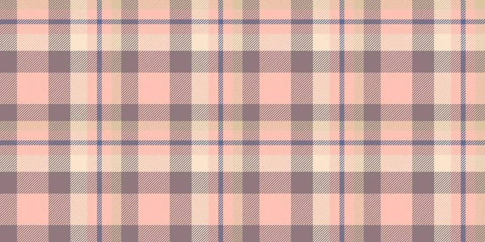 Fold check background vector, professional tartan seamless texture. Geometr.. Stock Illustration