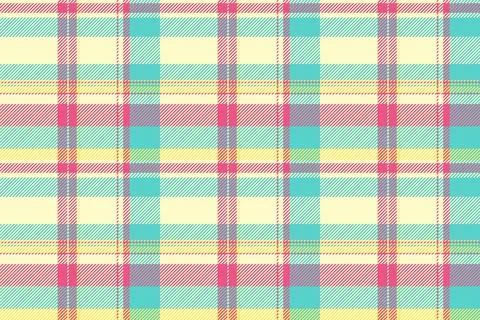 Fold check texture pattern, majestic plaid vector seamless. Ribbon textile .. Ilustración de archivo