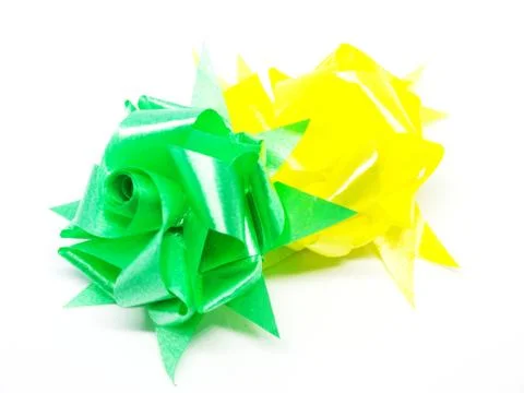 Fold a flower bow. Foto stock