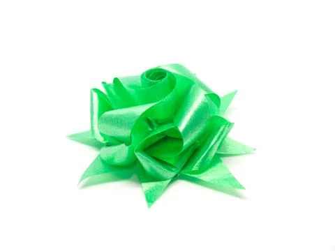 Fold a flower bow. Stock Photos