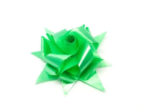 Fold a flower bow. Stock Photos