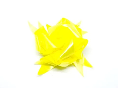 Fold a flower bow. Stock-Fotos