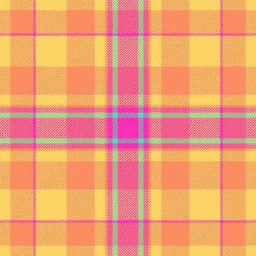 Fold plaid textile pattern, styling fabric texture tartan. Vogue seamless b.. Stock Illustration