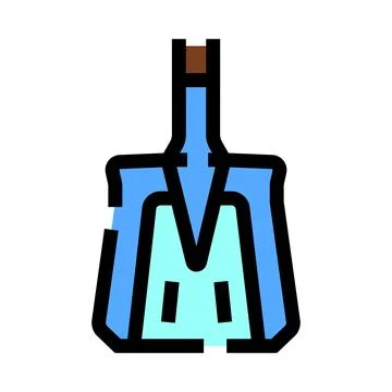 Foldable shovel icon symbolizing digging and camping tool イラスト素材