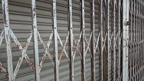 Foldable sliding steel gate Vidéo 346266858
