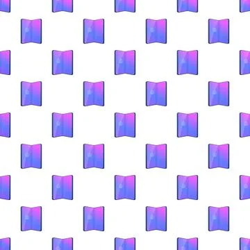Foldable smartphone technology seamless pattern modern design Stockillustratie