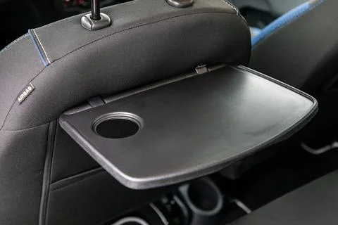 Foldable table in a car Stock Photos