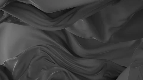 Folded and wavy cloth Stock Illustration