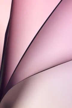Folded backlit paper abstract pastel shapes suitabe as wallpaper. Stock Illustration