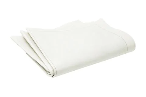 Folded blank newspaper Stock Photos