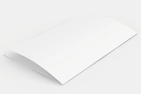 The folded blank sheet of paper Illustrazione stock