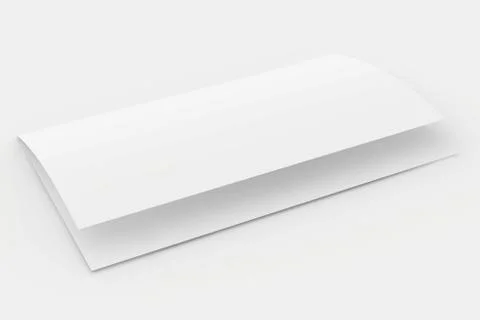 The folded blank sheet of paper 스톡 일러스트