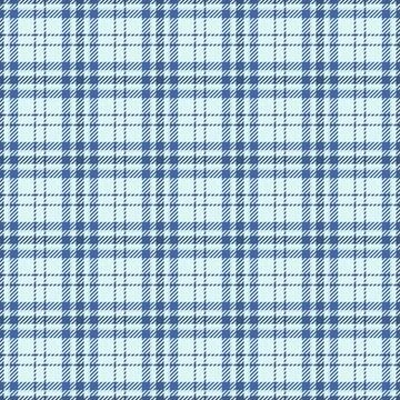 Folded check tartan vector, micro fabric pattern seamless. Mexico plaid tex.. Stock Illustration