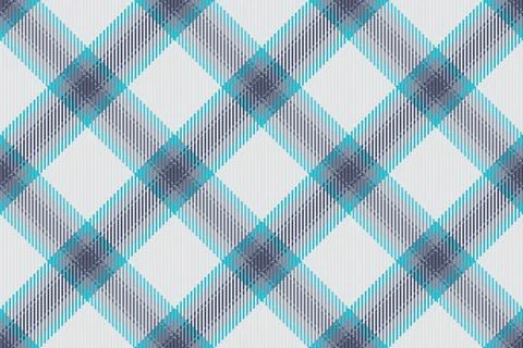 Folded fabric texture plaid, table cloth pattern check seamless. Striped ve.. Stock Illustration
