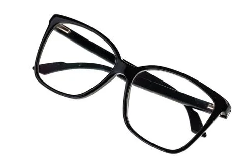 Folded geek glasses Stock Photos