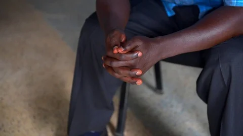 Folded Hands Video stock 79019956