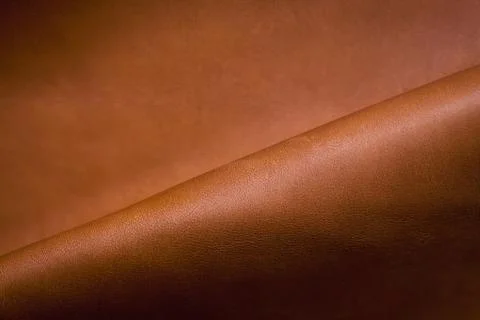 Folded leather with copyspace Stock Photos