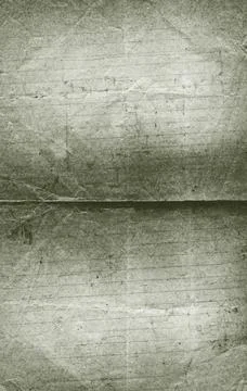 Folded lined paper creating grunge vintage background texture Stock Photos