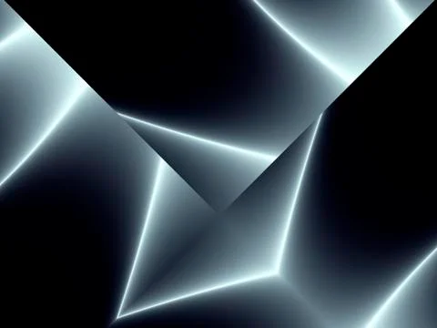 Folded metal pattern Stock Illustration