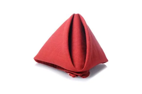 Folded napkin Stock Photos