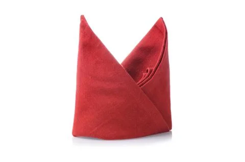 Folded napkin Stock Photos