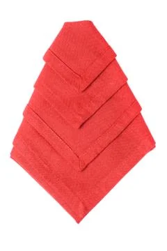 Folded napkin Stock Photos