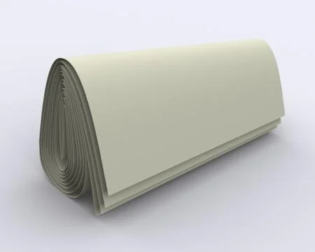 Folded newspaper Stock Illustration