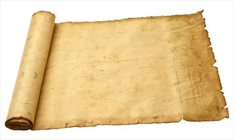 Folded old parchment paper texture background with vintage style ideal for .. Stock Illustration