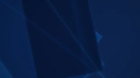 Folded panels glow on dark blue gradient background 스톡 동영상 330922679